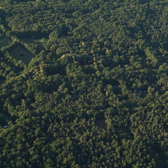 Ballonvlucht over het langoed op 5 juli 2017